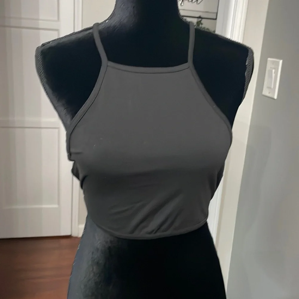 Zuful black Strappy Crop Top - Picture 2 of 7